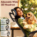 Ergonomic High-Back Office Chair with Footrest – Flip-Up Arms, 3D Headrest, 135° Recline, and Wide Mesh Seat with Lumbar Support. Rolling Swivel Task Chair for Gaming or Work, Sturdy, 300 LBS.