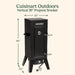 36” Vertical Propane Smoker, 4 Removable Racks, Spacious BBQ Smoker with Wood and Water Trays, 15,000 BTU Heat for Smoked Meat, Brisket, Jerky, Fish, Perfect for Tailgates, Backyard, Camping