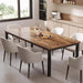 71In Industrial Dining Table for 6 People