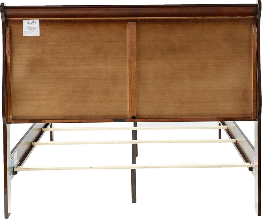 202411F-CO Traditional Cappuccino Louis Philippe Full Size Bed
