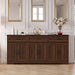 70" Buffet Cabinet with Storage, Large Modern Farmhouse Sideboard