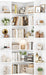 72" Tall Corner Bookshelf, 6-Tier Bookshelf and Bookcase, White | Space-Saving Book Shelf with Open Storage, L Shaped Corner Bookcase for Home Office, Thickened Boards for Heavy Duty