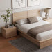 James 4-Piece Natural Blonde Oak Queen Size Bedroom Set