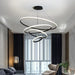 Nordic LED Circular Ceiling Pendant Light Ring Decoration Attic Living Room Dining Room Pendant Light Kitchen Indoor Lighting