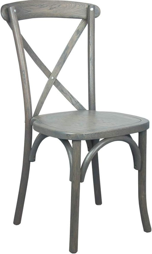 2-Pack Grey X-Back Chair