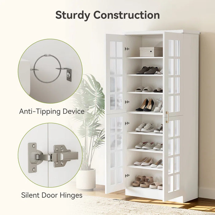 71" Storage Cabinet with Door & Adjustable Shelves
