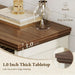 9 Cube Organizer Bookcase, Cube Shelf with Storage, Walnut + White