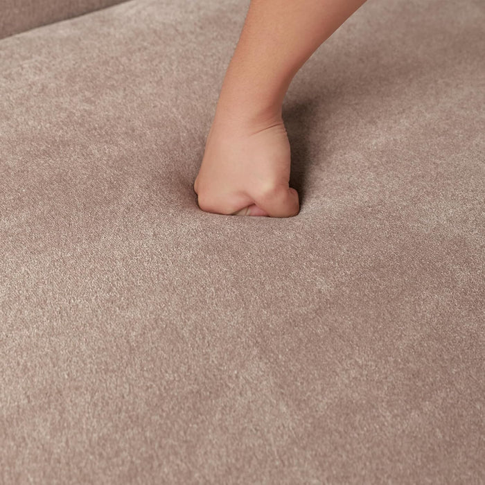 Sofa Ottoman,Modular Sectional Sofa Couch,31.5Inch Cloud Couch for Living Room, Office,Brown