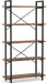 5 Tier Bookshelf, Industrial Etagere Bookcase with Heavy-Duty Metal Frame, Rustic Tall Book Shelf Unit for Living Room, Study, Home Office (1, Rustic)