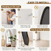 Full Length Mirror, 68"X26" Floor Mirror with Stand, Standing Hanging Leaning Irregular Mirrors for Bedroom Living Room Entryway, Wavy Shaped, Golden