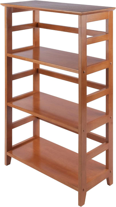 Studio 3-Tier Bookshelf, Honey Pine, 42"