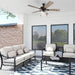 52 Inch Modern Farmhouse Integrated Led Ceiling Fan