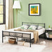 Twin/Full/Queen Size Metal Bed Frame with Headboard and Footboard