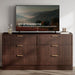 Walnut Dresser 47Inch Wide Storage Cabinet Bedroom