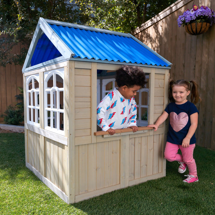 Cooper Wooden Outdoor Playhouse with EZ Kraft Assembly™ & Magnetic Door