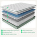 Twin Memory Foam Mattress Therapeutic Ergonomic Design