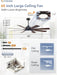 Precision Engineered Energy Efficient Black Ceiling Fan