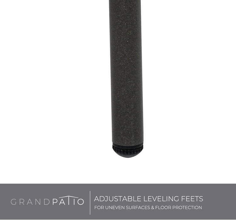 Dining Chair Set of 3, Swivel Rope Armchairs with Cushions and round Side Table with Tile Tabletop, Wicker, Indoor Outdoor Modern Style, Backyard, Balcony, Gray