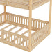Premium Solid Pine FullOverFull BunkBed Rails Natural