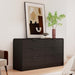 6-Drawer Dresser for Bedroom, 55" Wide Wooden Chest of Drawers Modern Dressers & Chests of Drawers for Living Room, Entryway, Home Office