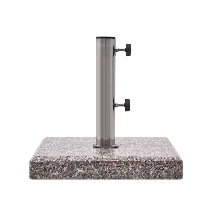 42 Lbs. Square Grante Patio Umbrella Base in Gray