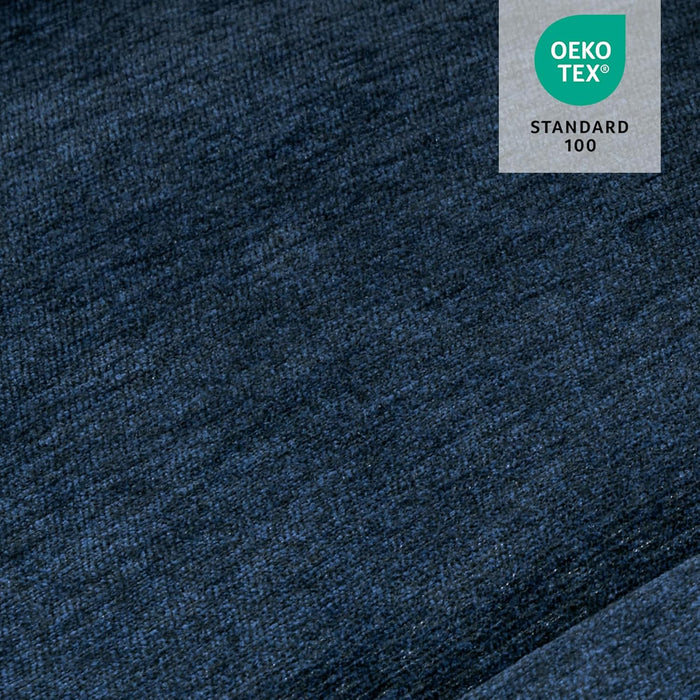 64.6" Wall Hugger Power Loveseat Recliner Sofa with USB Ports, Reclining Loveseat for Small Spaces Living Room RV, Fabric PR635M1 (Navy Blue)