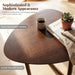 31.5" Folding Dining Table for 2-3, Drop Leaf Kitchen Table with Triangular Top & Solid Rubber Wood Frame, Space-Saving Dinner Table for Dinette, Small Space, Restaurant, Walnut