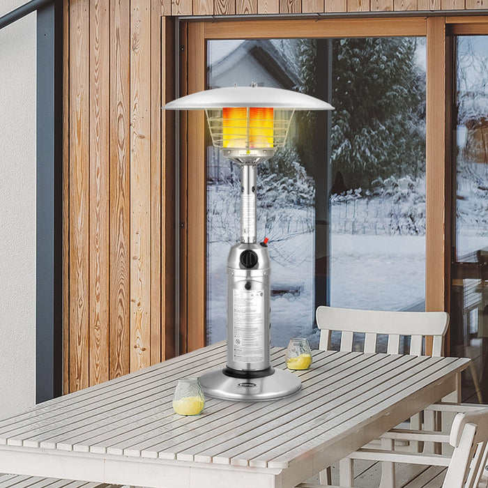 11000 BTU Portable Tabletop Propane Patio Standing Heater