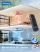 Ceiling Fans with Lights, 52 Inch Ceiling Fan with Light and Remote Control, Reversible, Dimmable, 3CCT, Quiet, Black Modern Ceiling Fan for Bedroom, Living Room