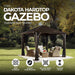 Outdoor 10' X 10' Dakota Hardtop Gazebo Outdoor Sun Shelter