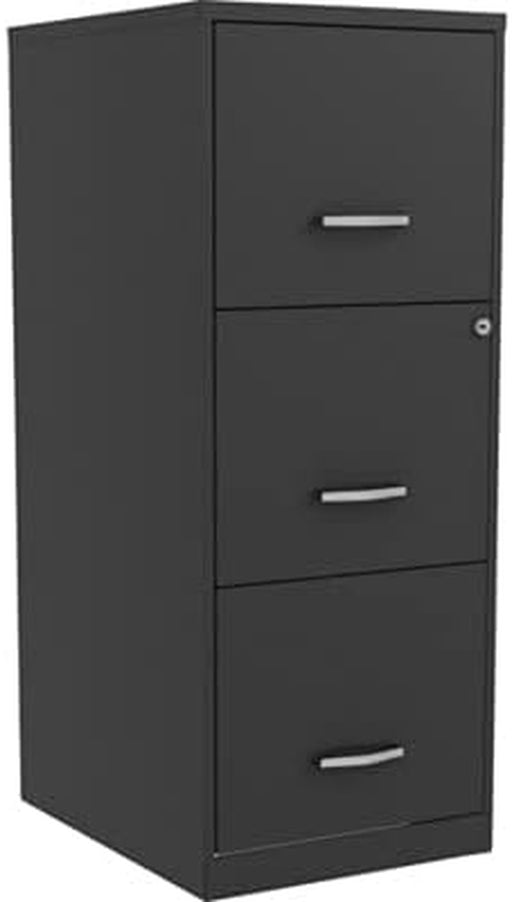 Vertical File Cabinet, 18", 3 Drawers