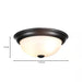 11 In. Small 2-Light Oil Rubbed Bronze Ceiling Light Flush Mount