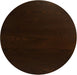 39” round Solid Wood Dining Table for 4-5 People, Modern Pedestal Small Kitchen Table Circle Tabletop with Walnut Wood Grain Finish, Saving Space, Walnut