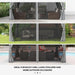 10' X 13' Patio Gazebo, Outdoor Gazebo Canopy Shelter with Netting and Curtains, Aluminum Frame for Garden, Lawn, Backyard and Deck, Gray