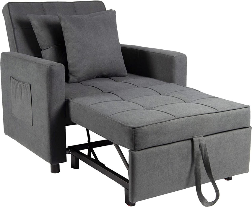 Sofa Bed Chair 3-in-1 Convertible Lounger