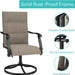 Patio Chairs Set of 2, Outdoor Chairs Set of 2, Patio Chairs, Brown