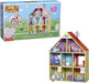 Wooden Deluxe Playhouse, 8 Rooms, Includes 2 Fun Figures and 29 Accessories, Made of Responsibly Sourced Wood, for Ages 3 and up (Amazon Exclusive)