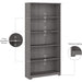 Bush Furniture Cabot Tall 5 Shelf Bookcase | Large Open Bookshelf in Modern Gray | Sturdy Display Cabinet for Library, Living Room, and Home Office