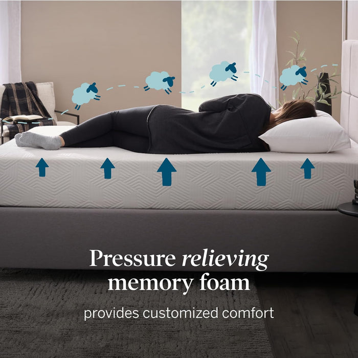 Full Size Memory Foam Mattress BambooCharcoalGel Infusion