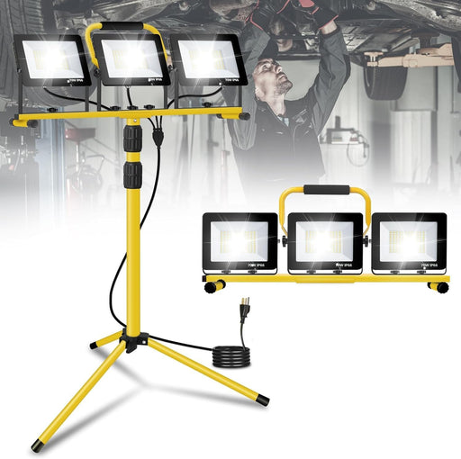 LED Work Light Tripod IP66WaterproofAllWeather 21000 Lumens