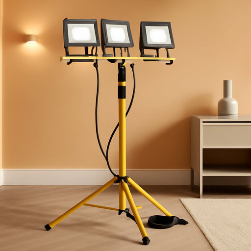 LED Work Light Tripod IP66WaterproofAllWeather 21000 Lumens