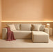 106 Inch Cloud Sectional Sofa Beige ContemporarySofa
