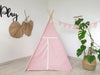 Toddler Teepee Tent Teepee Tent , Playhouse for Kids , Kids Playhouse , Indoor Playzone , Neutral Teepee Print , Pink Baby Girl Style Teepee