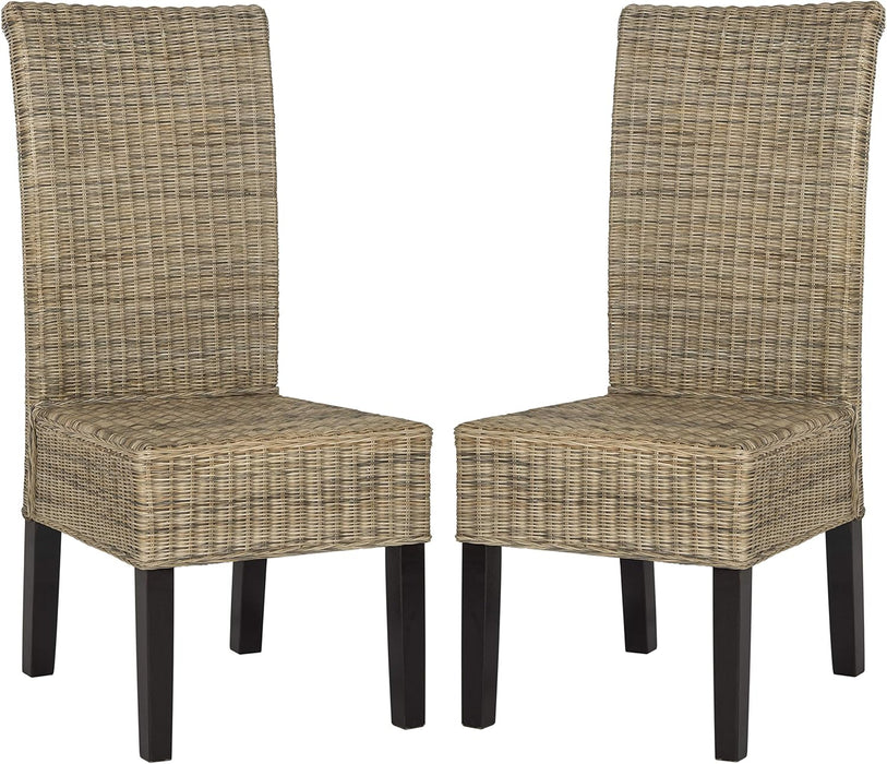 Home Collection Arjun Grey Wicker 18-Inch Dining Chair