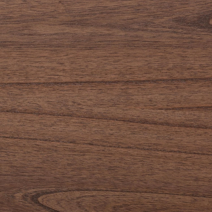 Alyssa Japandi Walnut Brown Wood Queen Size Platform Bed