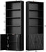 70-Inch Tall Industrial-Grade 6-Shelf Bookcases With Doors
