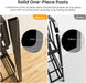 Triple Bunk Bed Twin Over Twin SpaceSavingBlackCoatedFinish