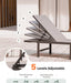 Aluminum Patio Chaise Lounge Chair Outdoor,Grey