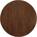 DLT-AWA-TP Dublin Dining Room Table - a round Solid Wood Table Top with Dropleaf & Pedestal Base, 42X42 Inch, Walnut