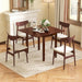 40" Foldable Rectangle Dining Table, Wooden Kitchen Table for 2-4